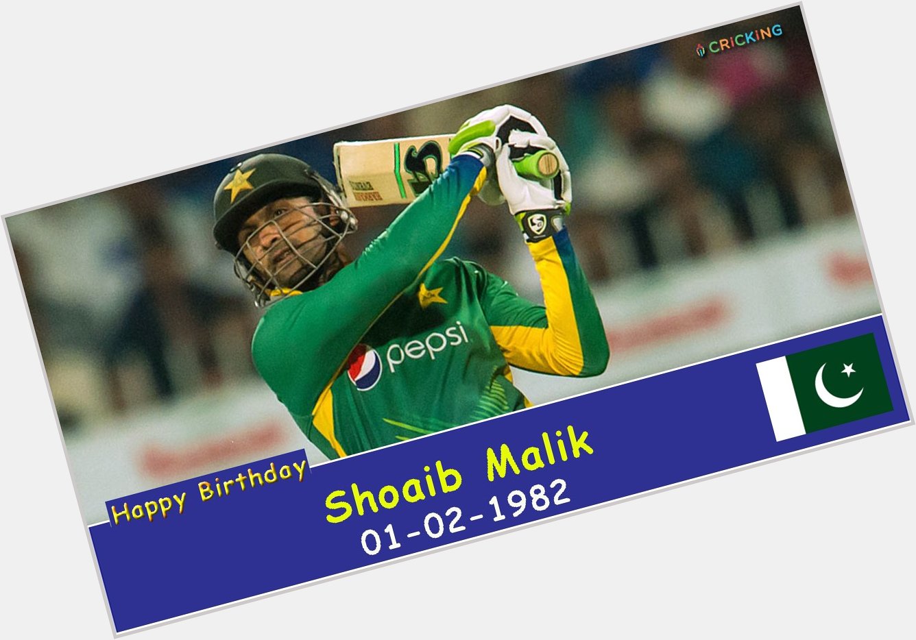 Happy Birthday Shoaib Malik. The Pakistani cricketer turns 35 today. 