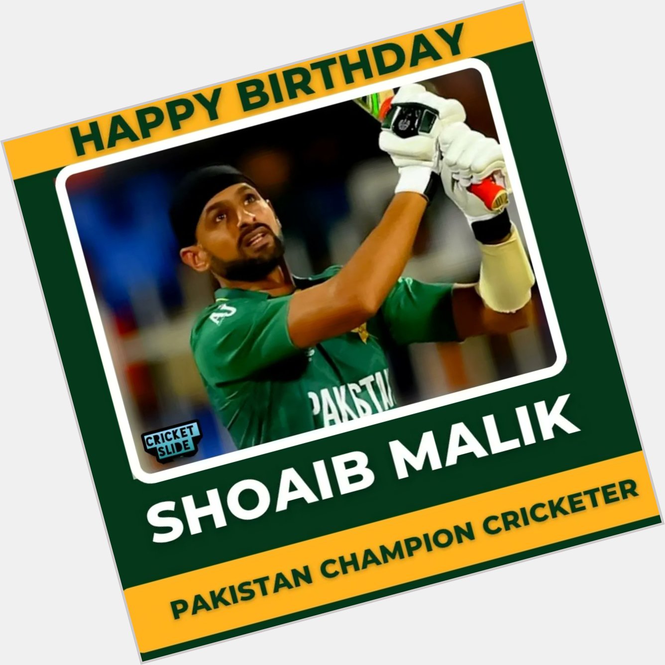 Happy Birthday Shoaib Malik       