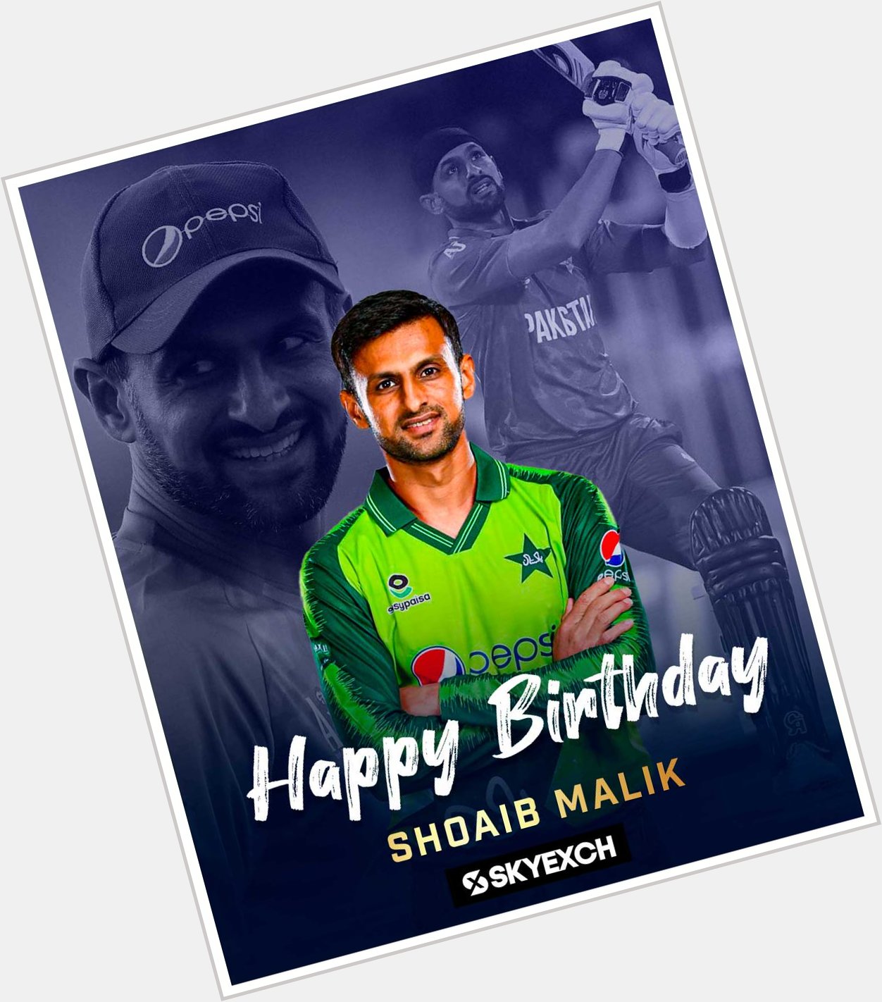 Here\s wishing Shoaib Malik a very Happy Birthday.     