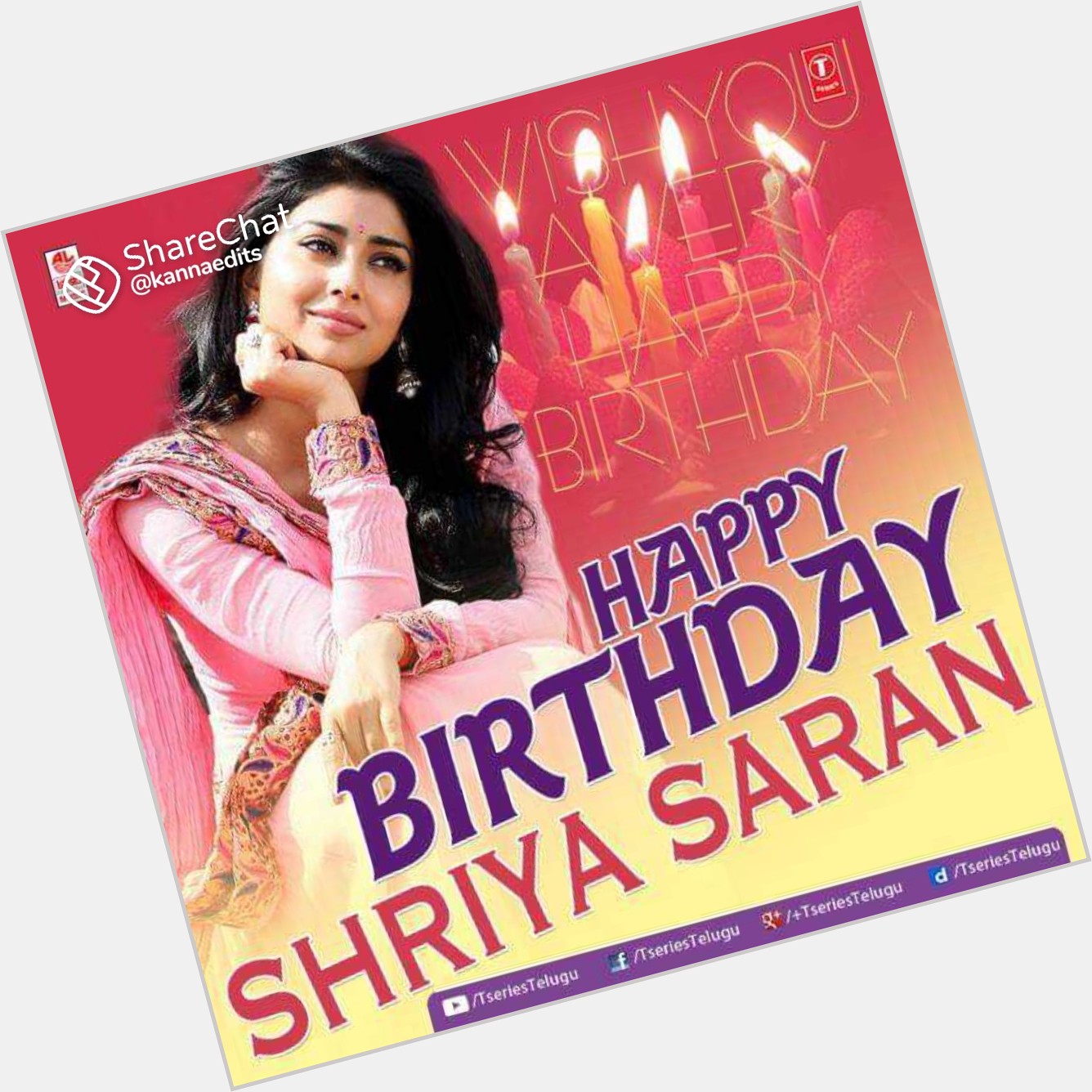 Happy birthday Shriya Saran garu   
