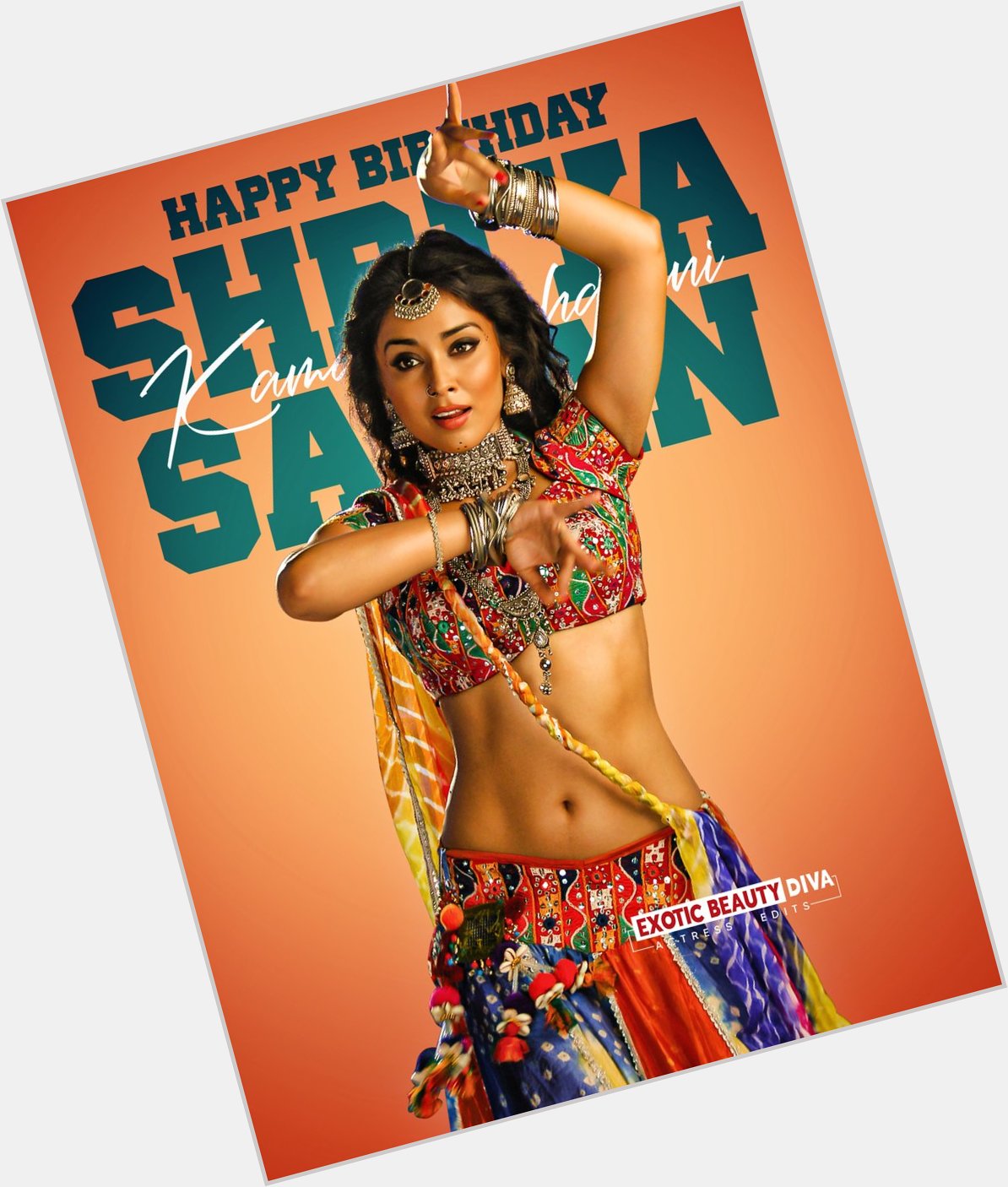 Happy Birthday Our KMR Shriya Saran
My First Ever Crrush and First Fav  