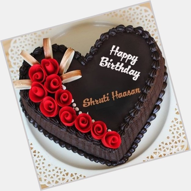  Wish you happy birthday shruti haasan                