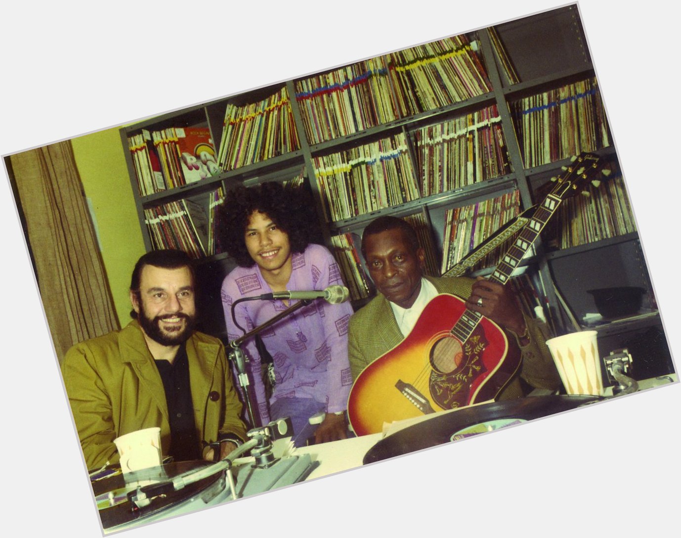 Happy Birthday Shuggie Otis (pictured here with dad Johnny Otis and Guitar Slim Green) 