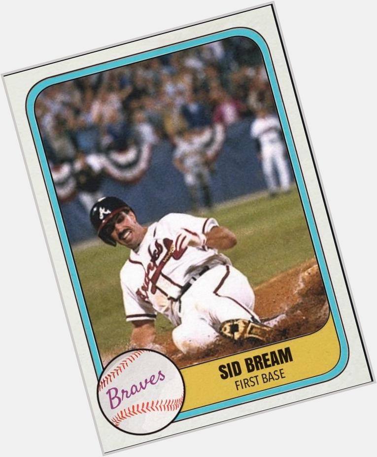 Happy 55th birthday to Sid Bream. 