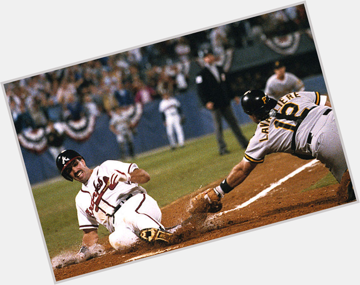 Happy 55th birthday to Sid Bream, one of a small number of players most famous for a slide: 