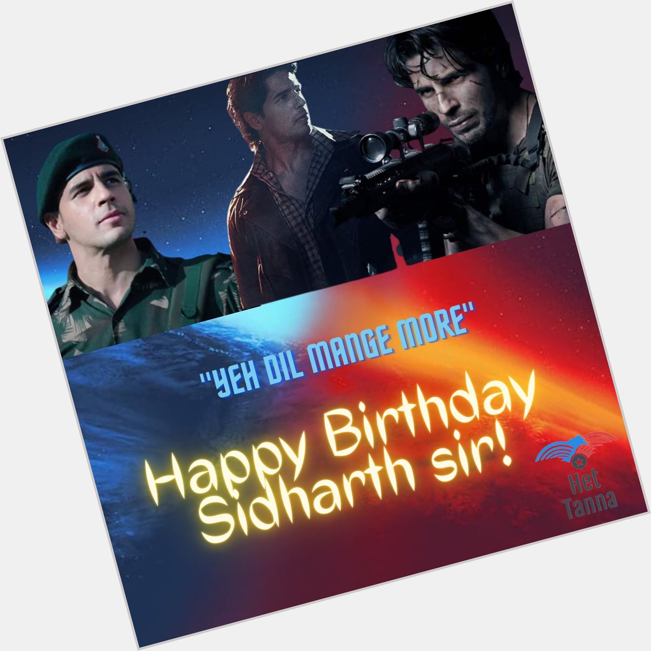 Happy Birthday Sidharth Malhotra sir      ... 