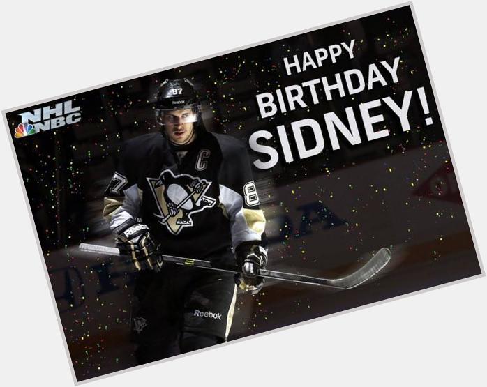 No end to your Crosby ass-kissing, I see. Happy Birthday to Captain, Sidney Crosby! 