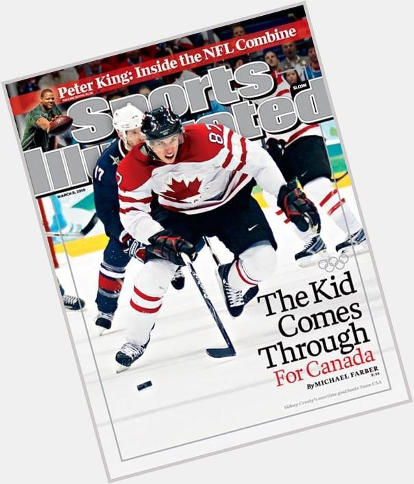 Happy birthday to captain Sidney Crosby (my photo on March 8th, 2010 cover) 