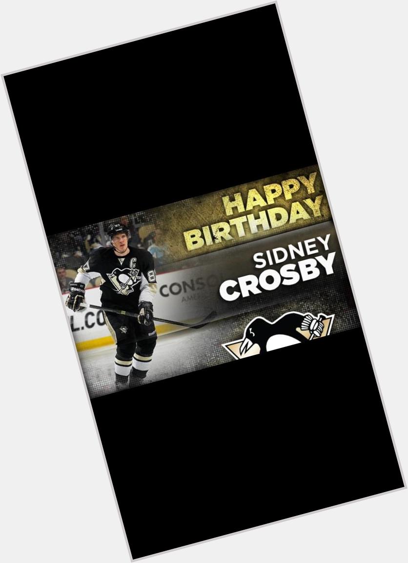 Happy Birthday to Sidney Crosby 