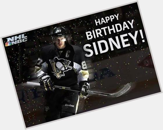 Happy Birthday to Pittsburgh Penguins Captian, Sidney Crosby  :) :* 