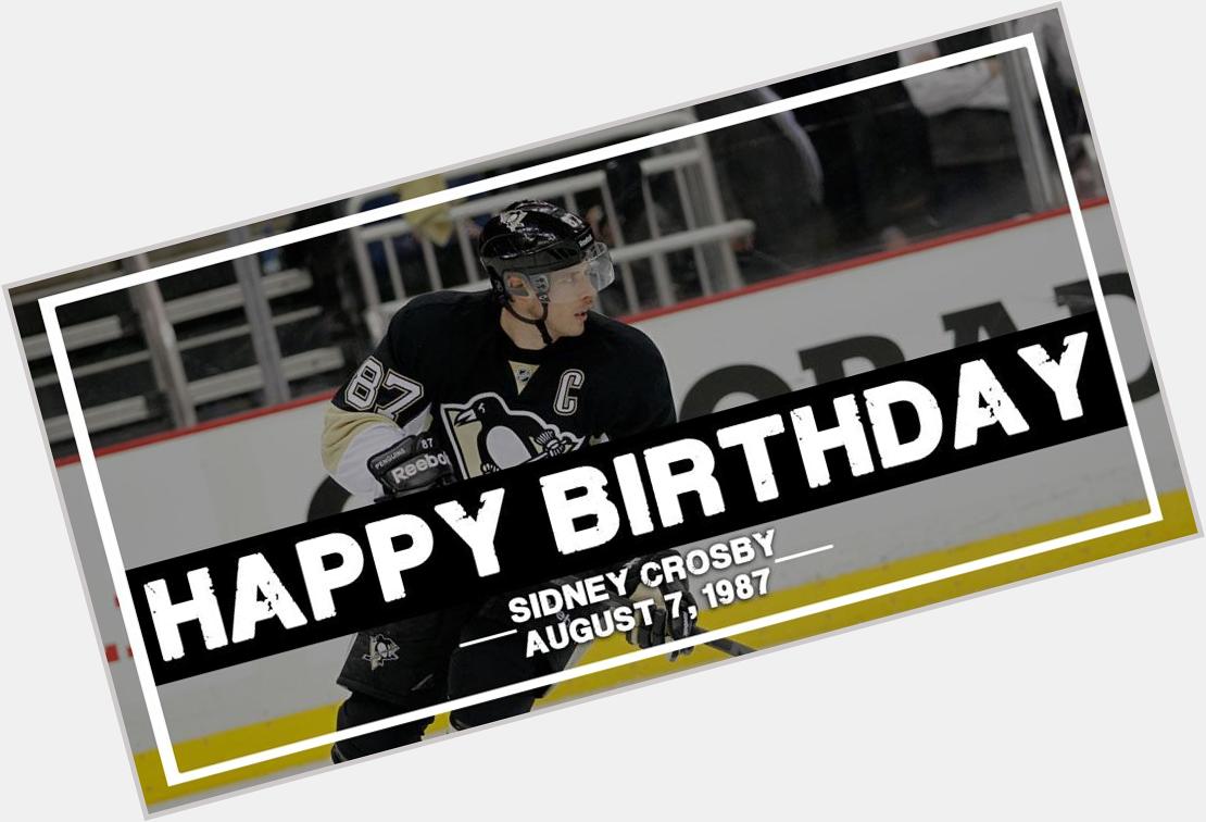 Happy birthday, Sidney Crosby! 