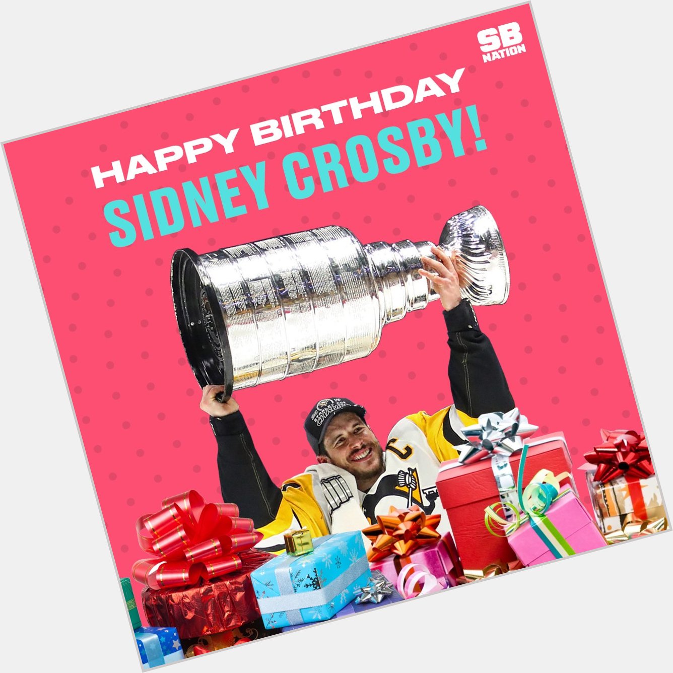 Happy birthday to three-time Stanley Cup champion, Sidney Crosby! 