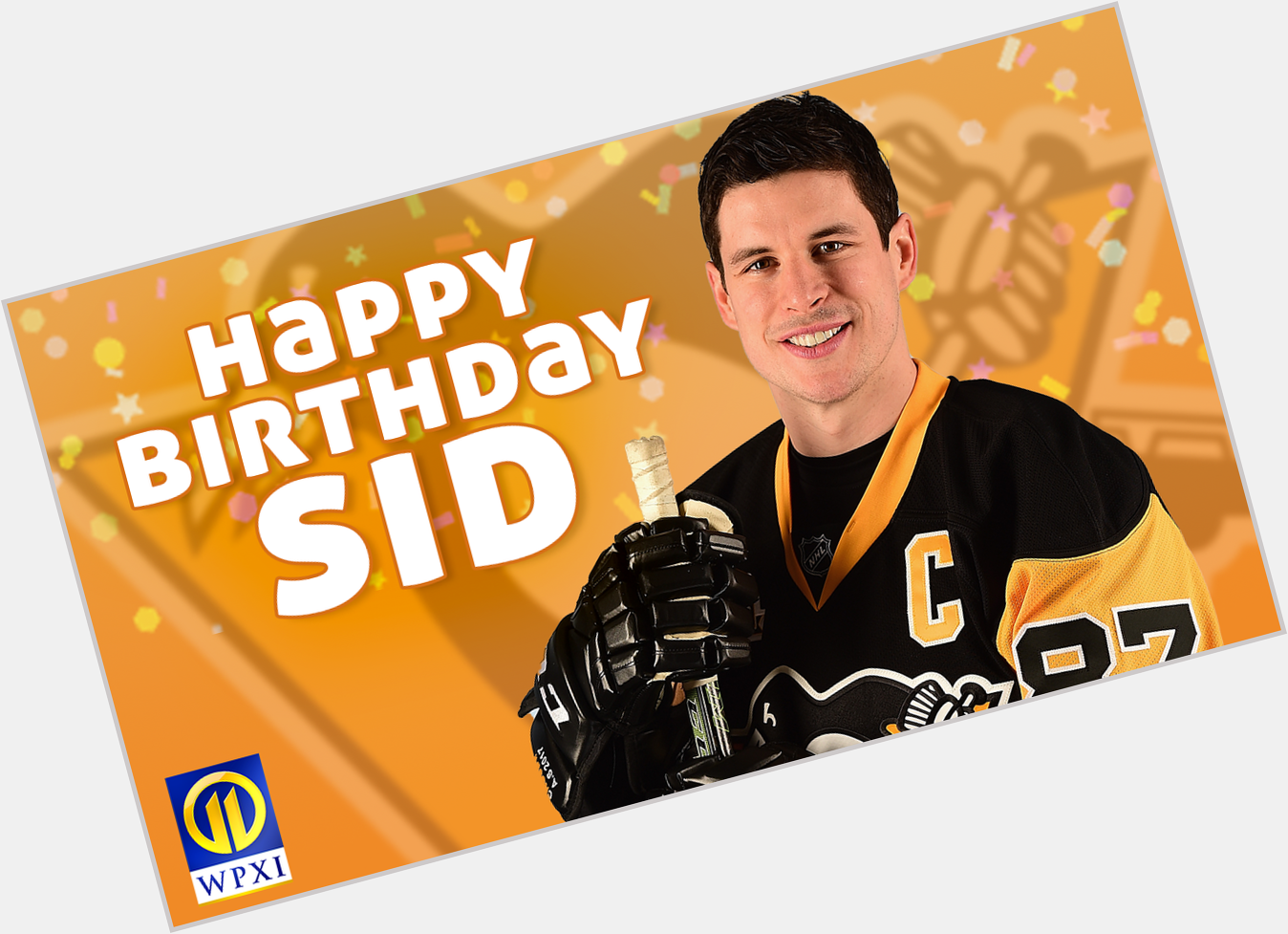    HAPPY BIRTHDAY, Sidney Crosby! Celebrate with a win for the this afternoon?  