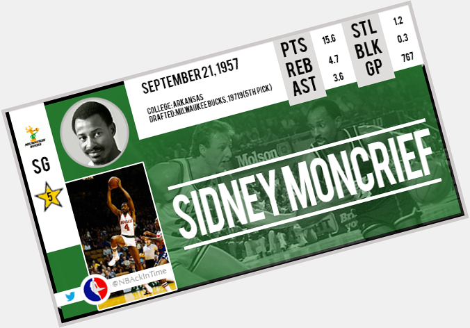 Happy Birthday Sidney Moncrief      