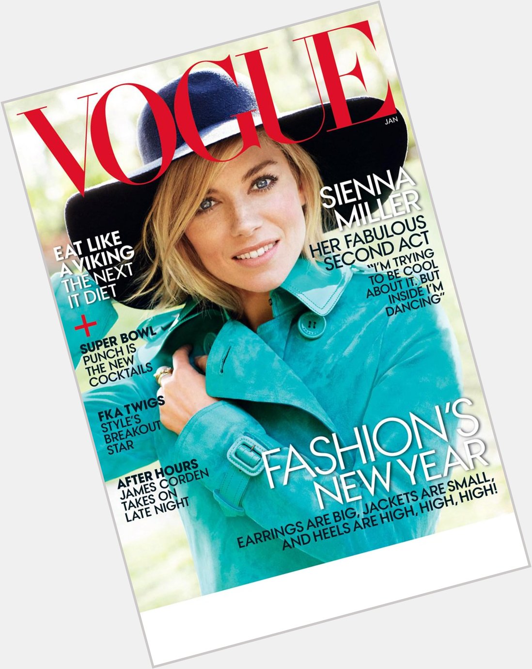 Happy Birthday Sienna Miller! Have you seen her new Vogue cover? 
