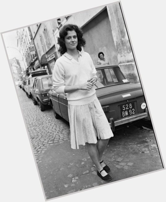 Sigourney Weaver in Paris, 1979. Happy birthday 
