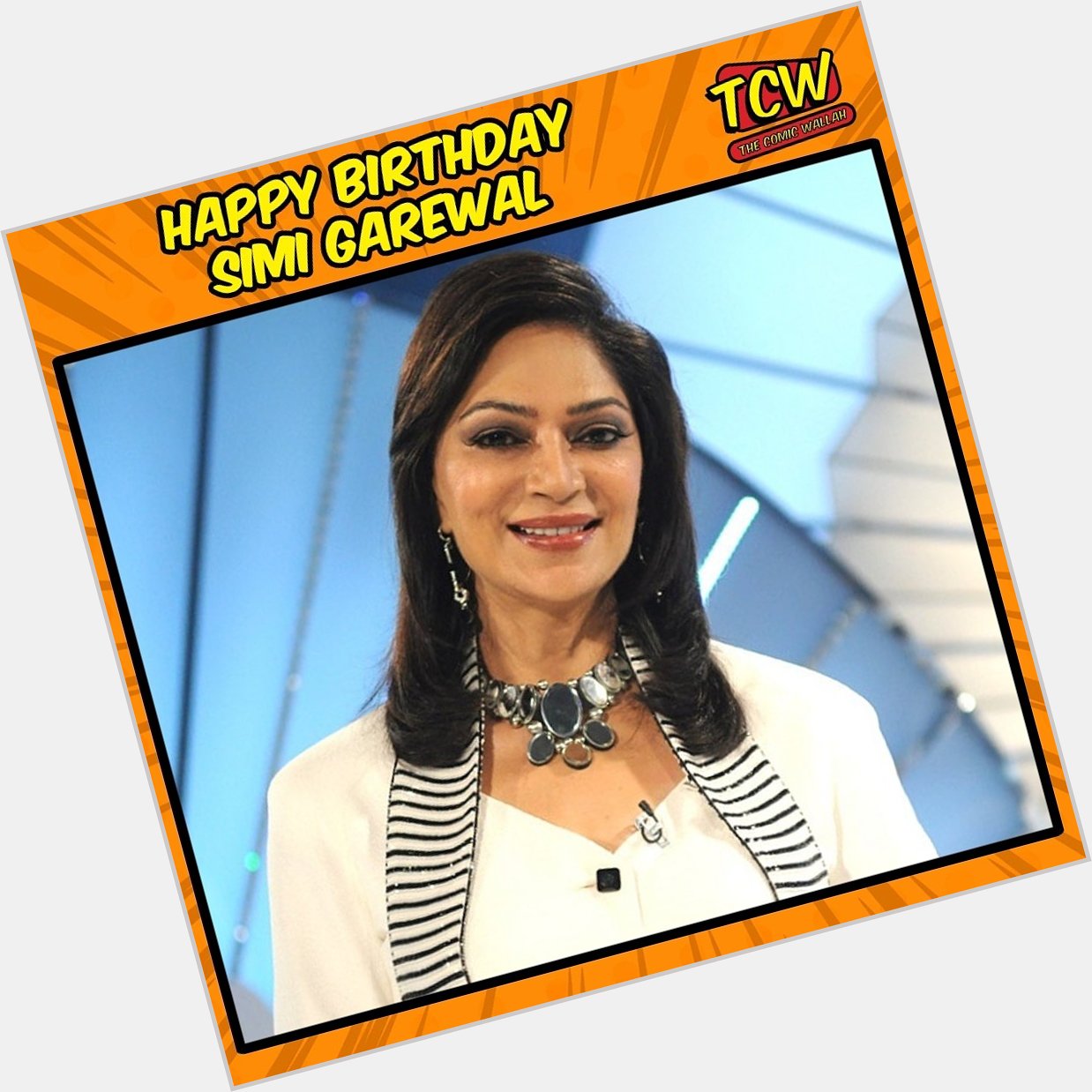Happy birthday, the most ravishing tv anchor, Simi Garewal. 