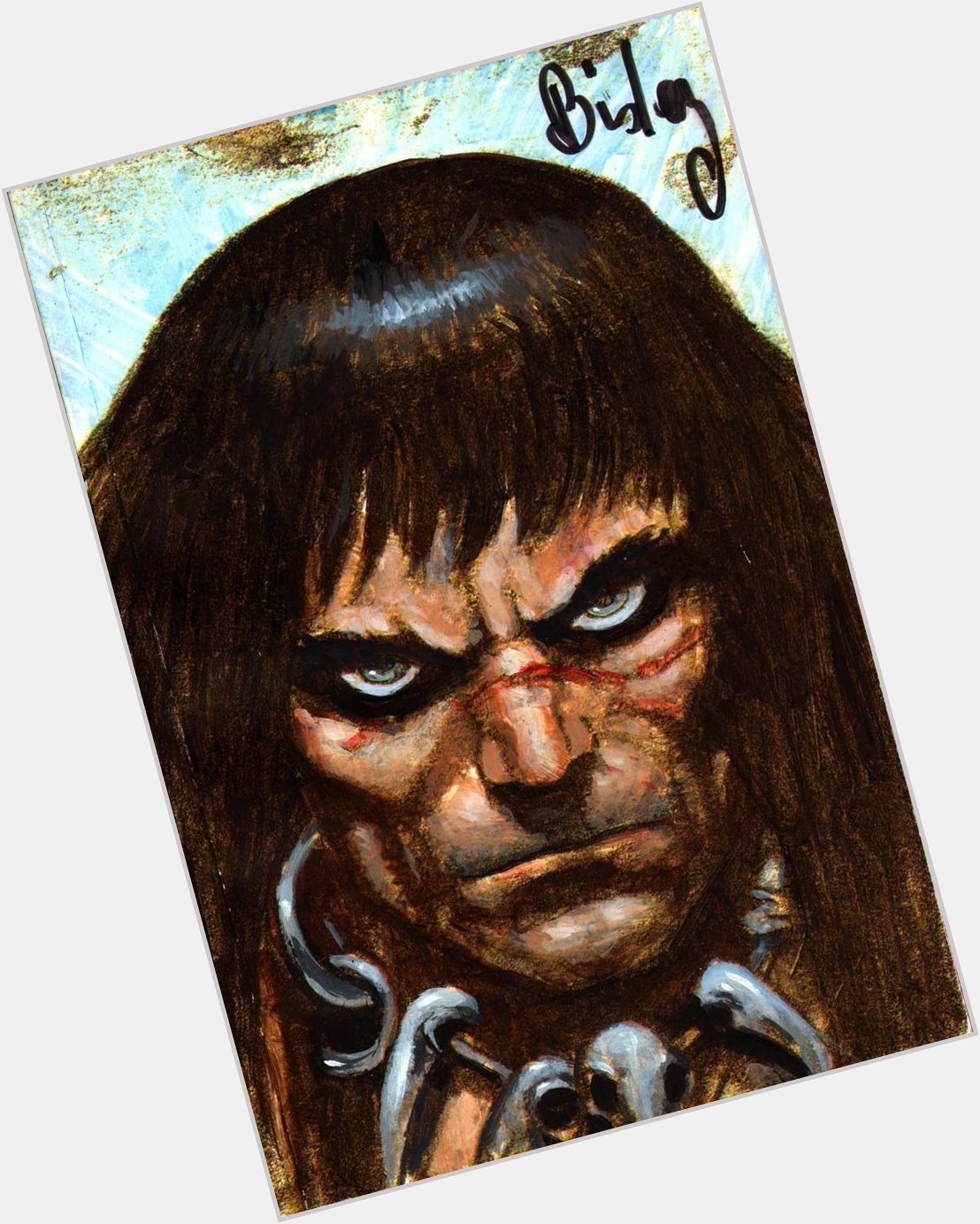 Happy birthday to the Biz. Simon Bisley was born on 4 March 1962. Here\s his Conan for your evening. 