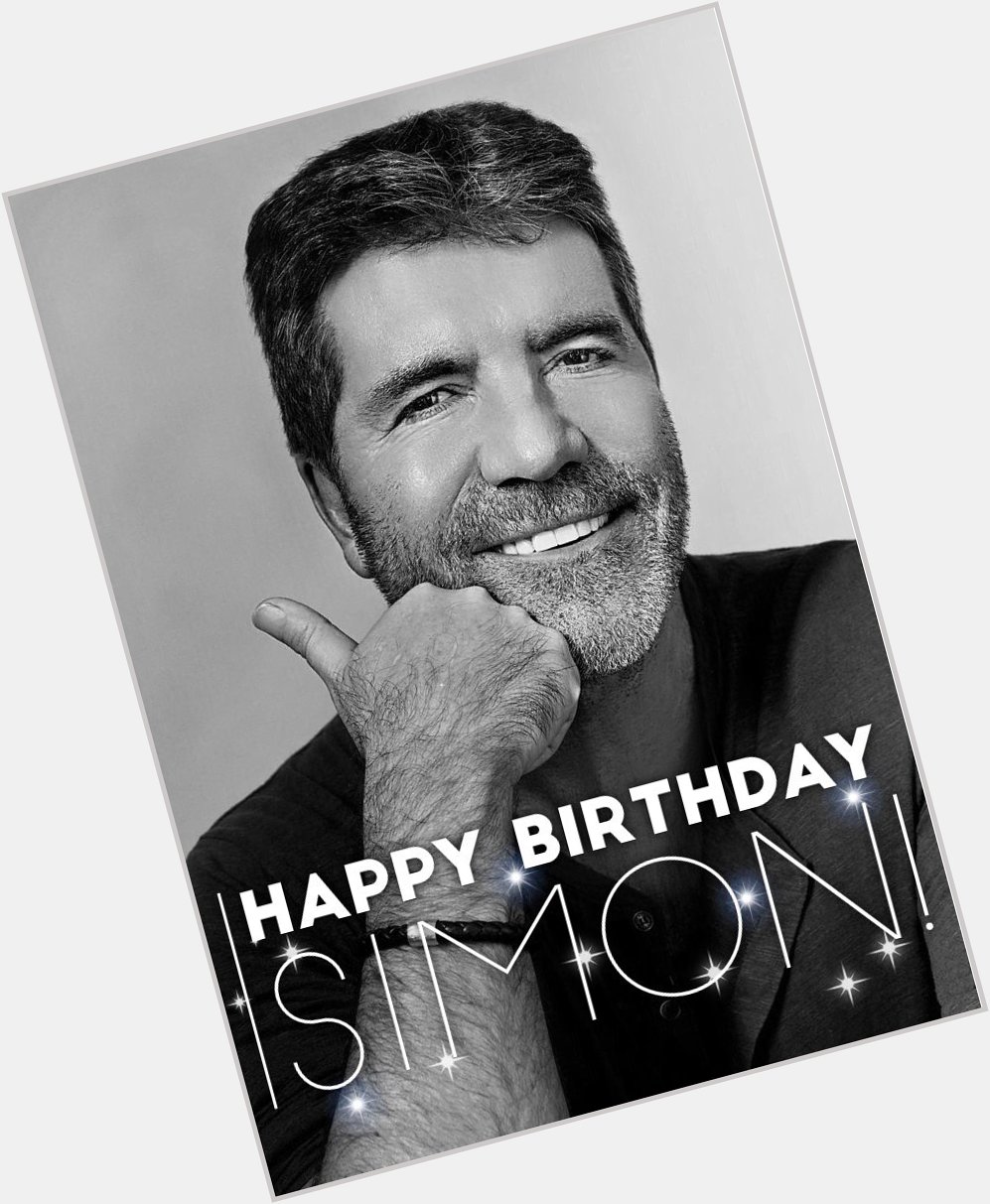 Please join us in wishing Simon Cowell a very happy birthday today!        