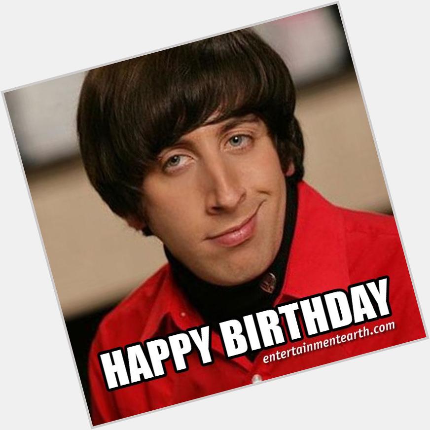 Happy 34th Birthday to Simon Helberg of The Big Bang Theory! Shop Collectibles:  