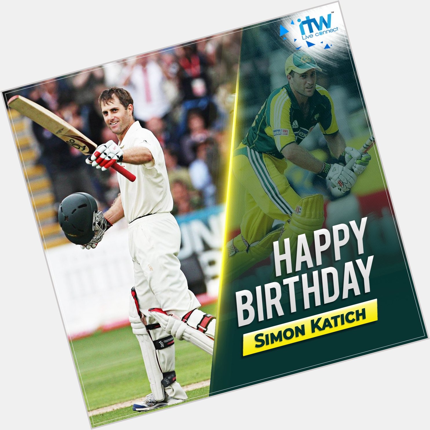 Wishing former left-handed opening batsman Simon Katich a very Happy Birthday, as he turns 43 today. 