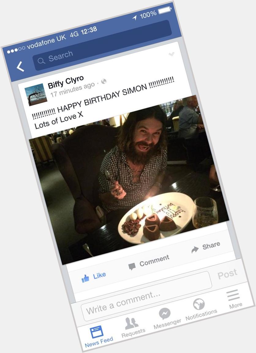 Happy Birthday to the hot bearded singer in our display pic, Mr Simon Neil from Biffy Clyro! 