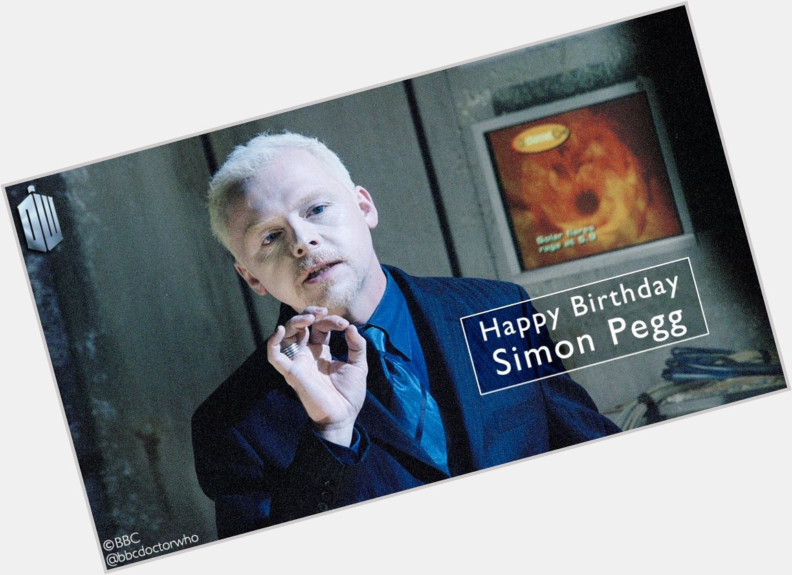 Happy birthday, Simon Pegg - the nefarious Editor in The Long Game!  