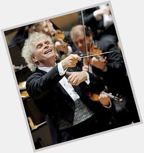 Happy Birthday to you, Simon Rattle,  and welcome to Bavaria!   