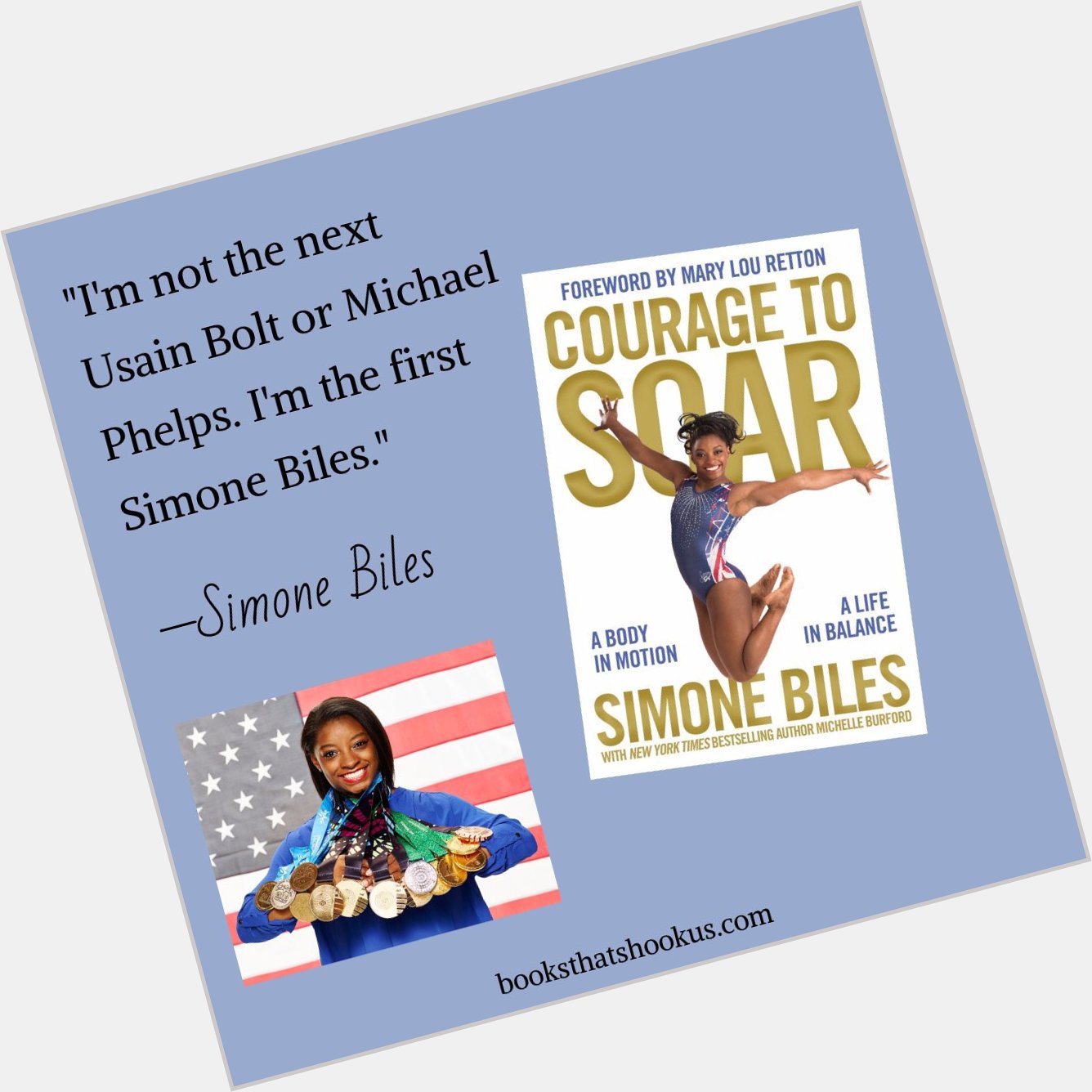 Happy birthday to Simone Biles! We have her memoir on our TBRs. Anyone read it? 