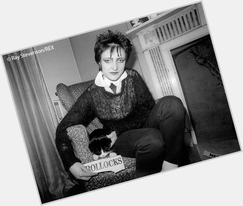 Happy Birthday Siouxsie Sioux. 
Here she is at home in \77 by Ray Stevenson. 