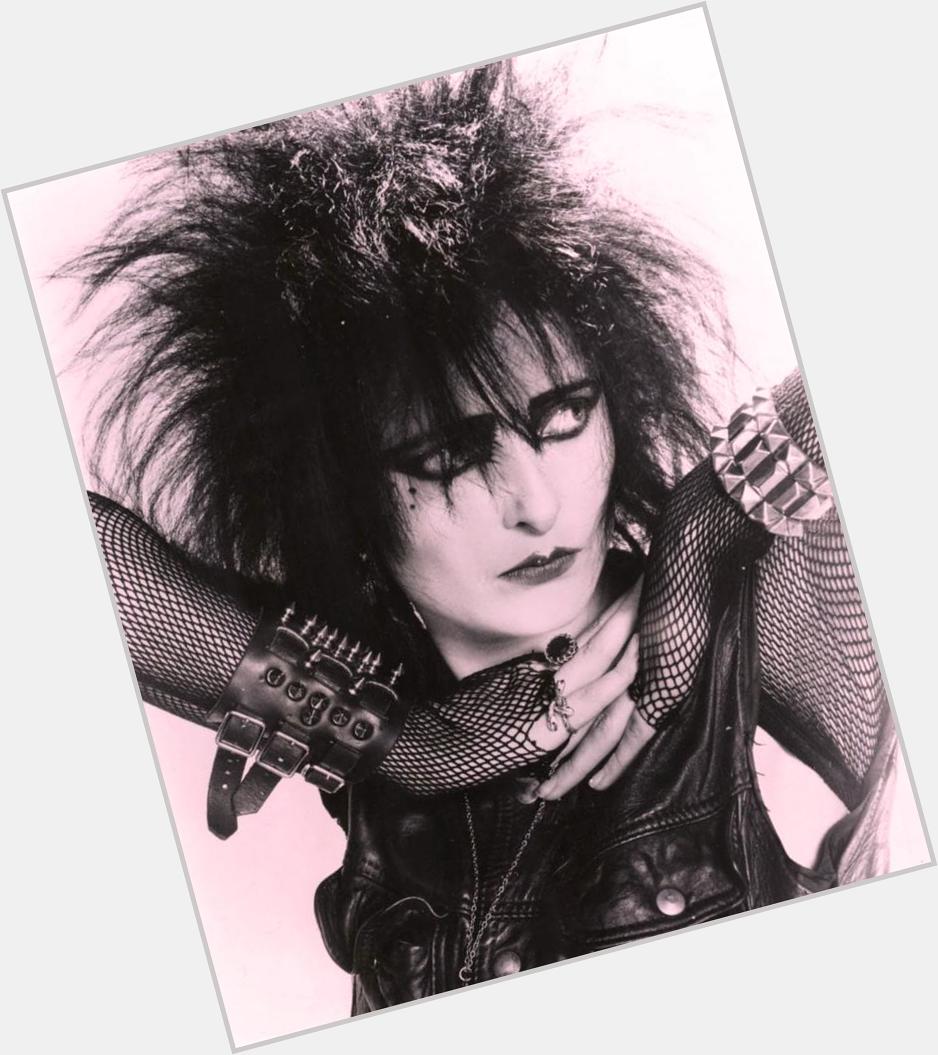 58 Today. Cool forever. 
Happy Birthday Siouxsie Sioux. 