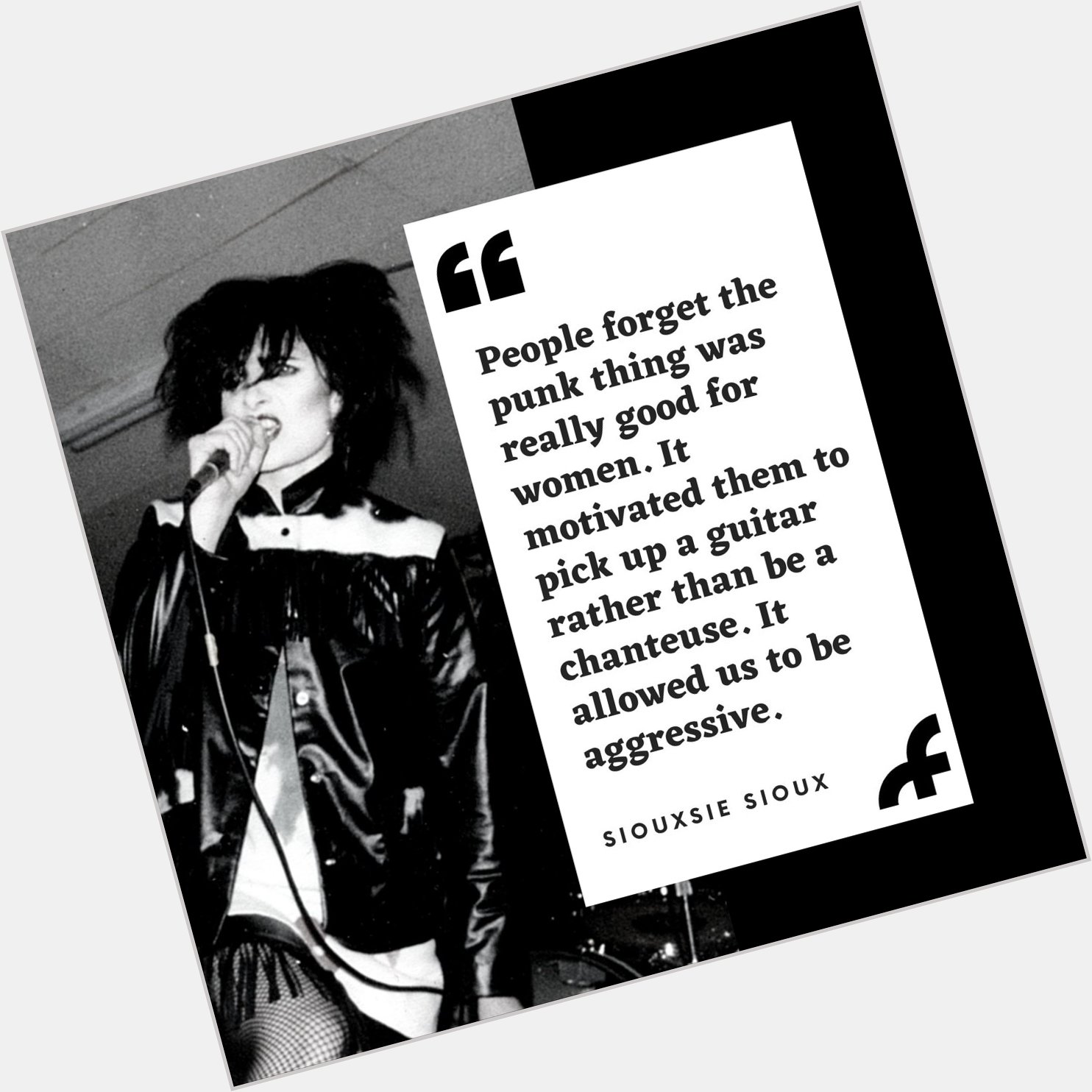 Happy birthday to the inimitable Siouxsie Sioux 