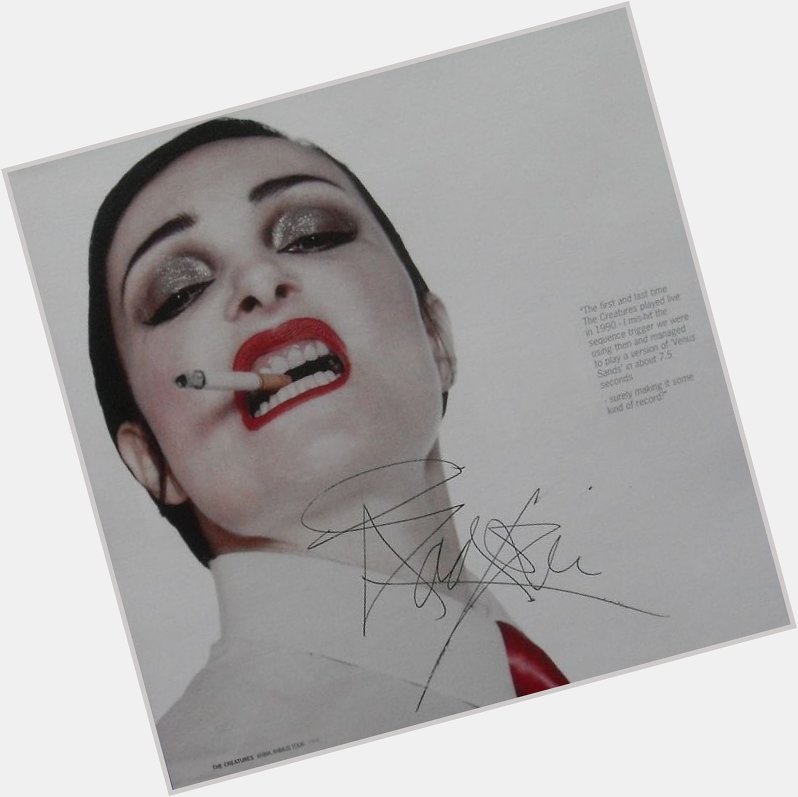 Happy birthday 2 my biggest makeup inspo and one of my favorite musicians ever siouxsie sioux    