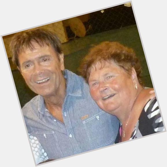  Happy 65th birthday to Mum tomorrow...here she is with her idol.... Sir Cliff Richard 