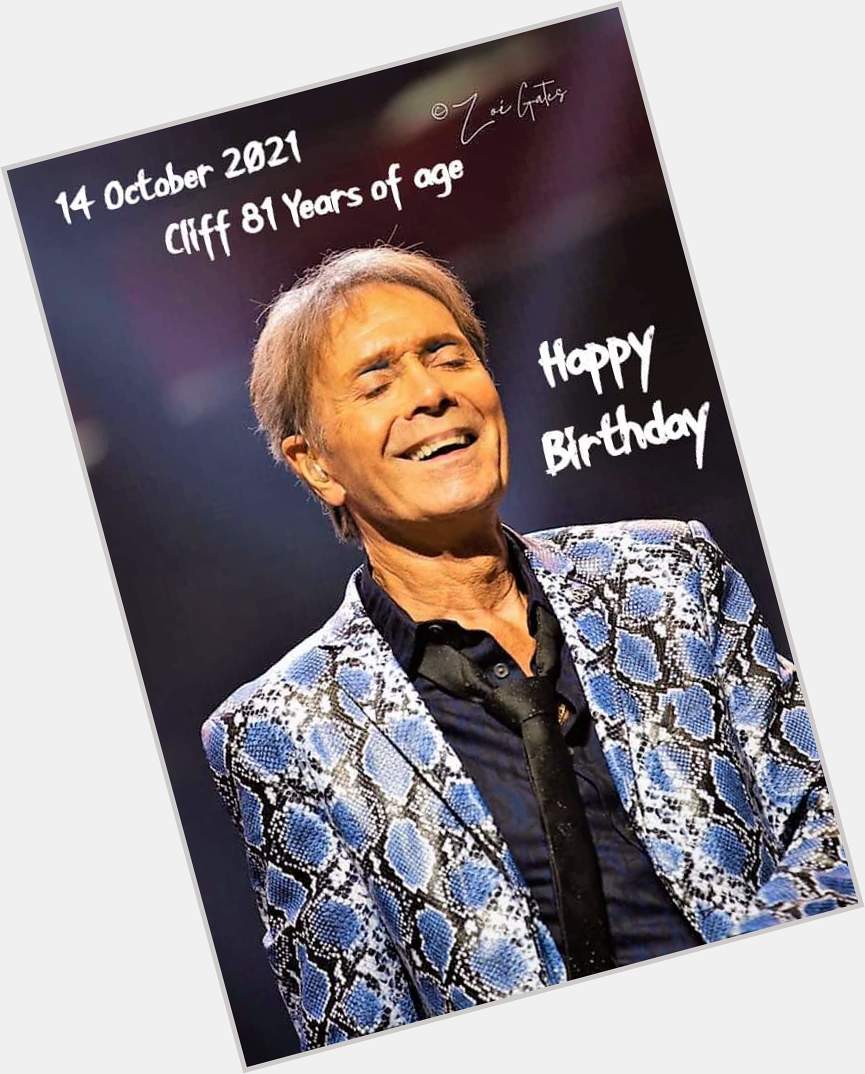 Happy birthday Sir Cliff Richard! Hope you\re still WIRED FOR SOUND!   