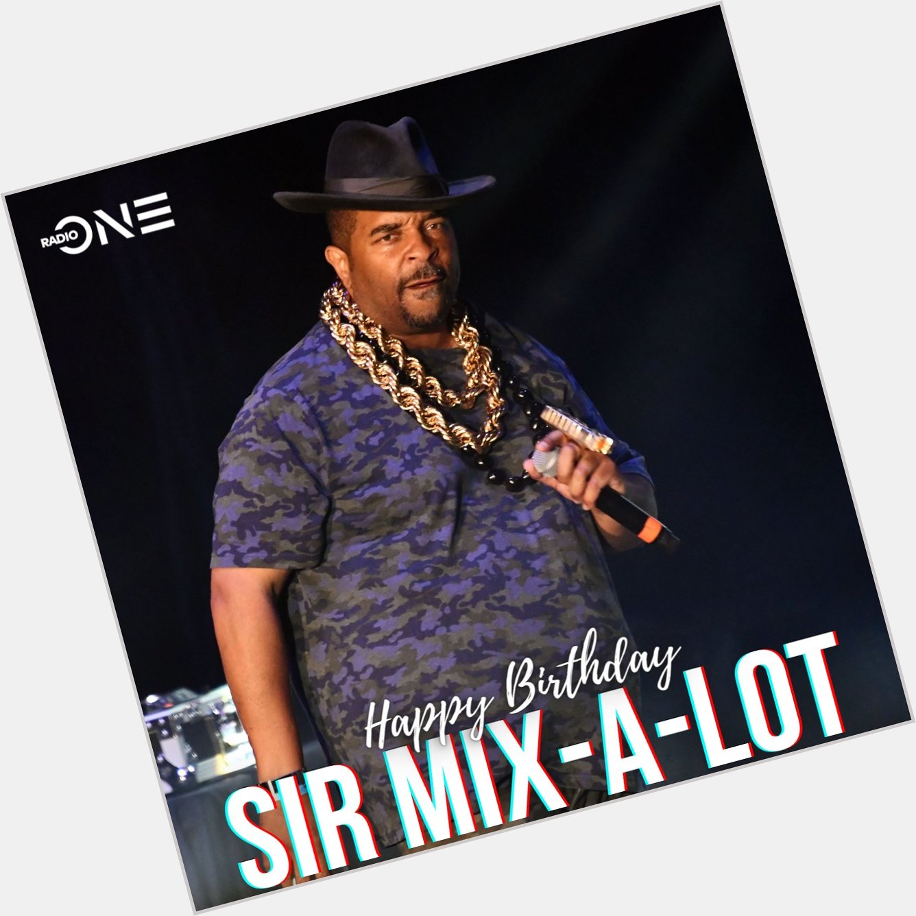 West Coast rapper Sir-Mix-A-Lot turns 63 today. Happy Birthday! 