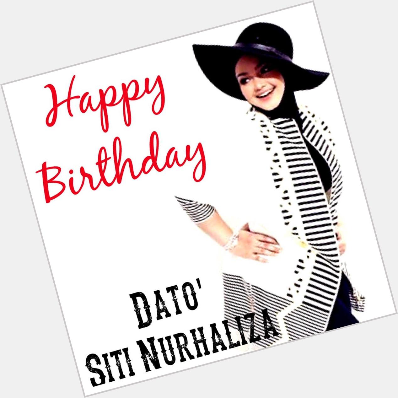 Happy Birthday buat idolaku Dato Siti Nurhaliza...  