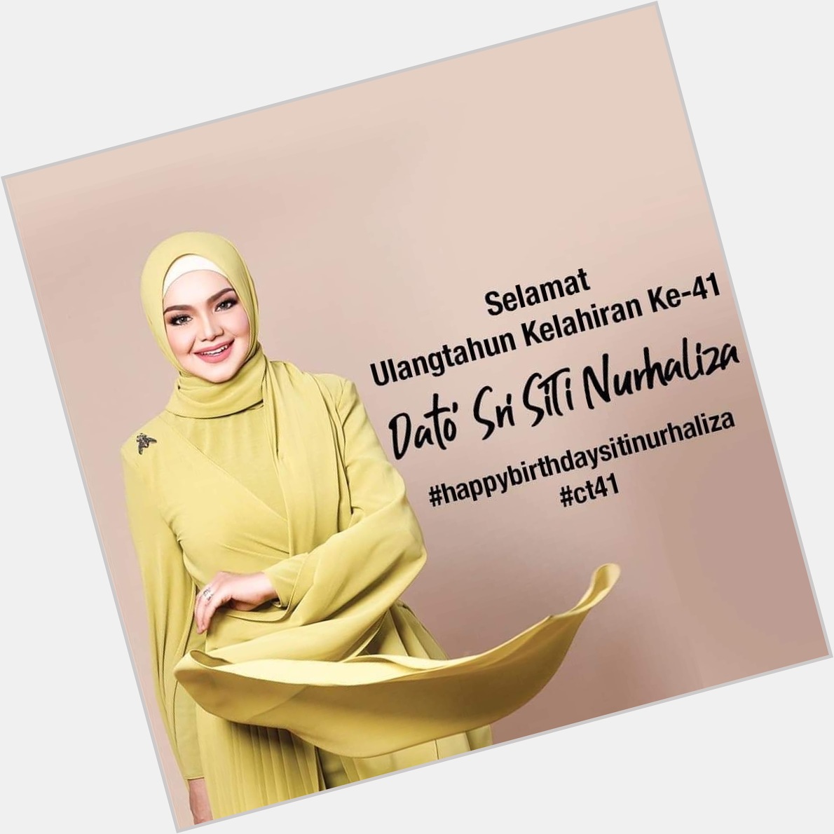 Happy Birthday Dato Sri Siti Nurhaliza tersayanggggg         