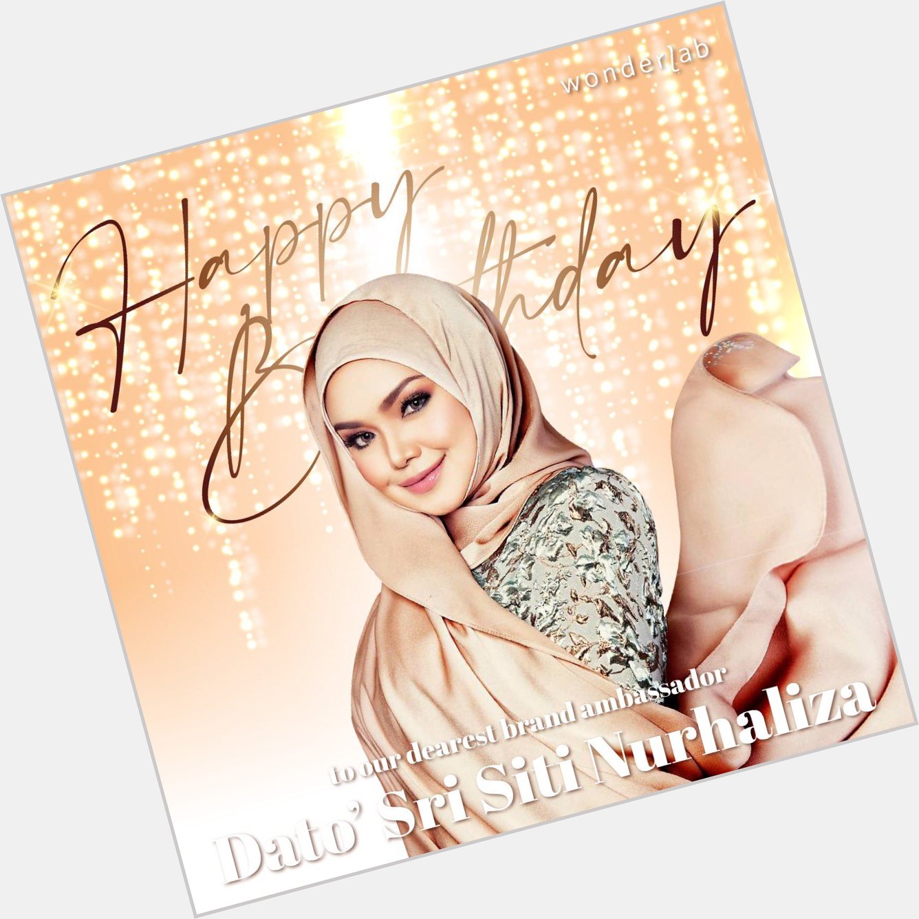 Happy Birthday DS Siti Nurhaliza

daripada &  