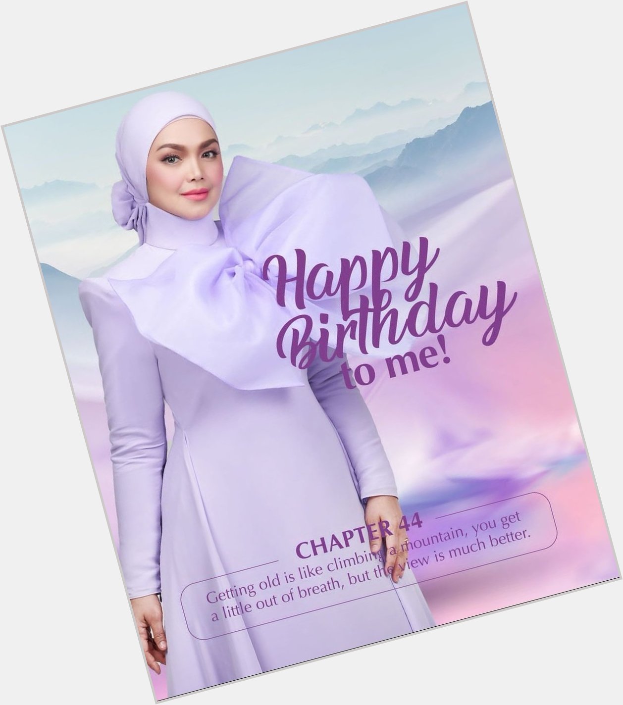 Happy Birthday Tokti , Dato Sri Siti Nurhaliza ...terus sihat dan tetaplah berkarya . 