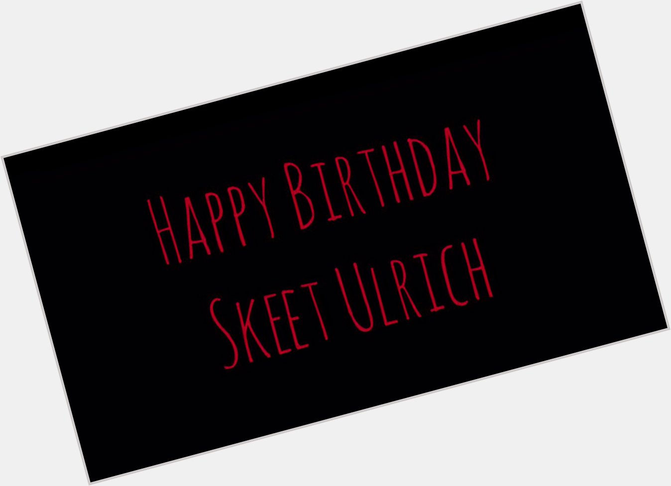 Happy Birthday Skeet Ulrich       