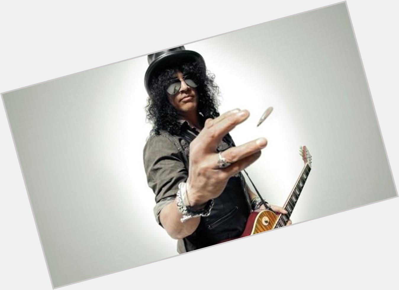 Happy Birthday today to legendary guitarist today - what is your go to song featuring Slash? 