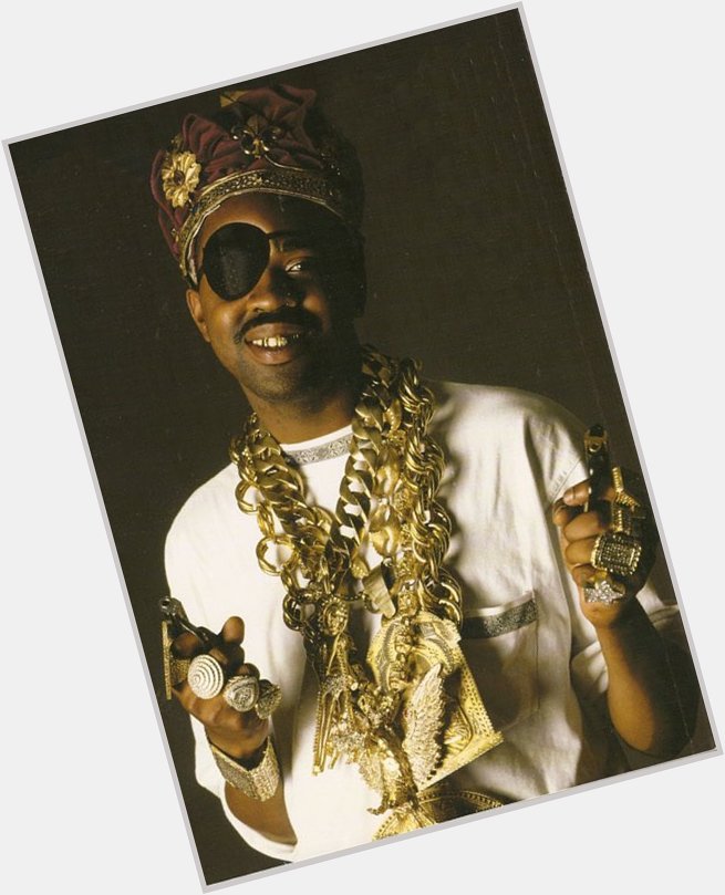 Only Slick Rick can pull this off! happy birthday legend! 