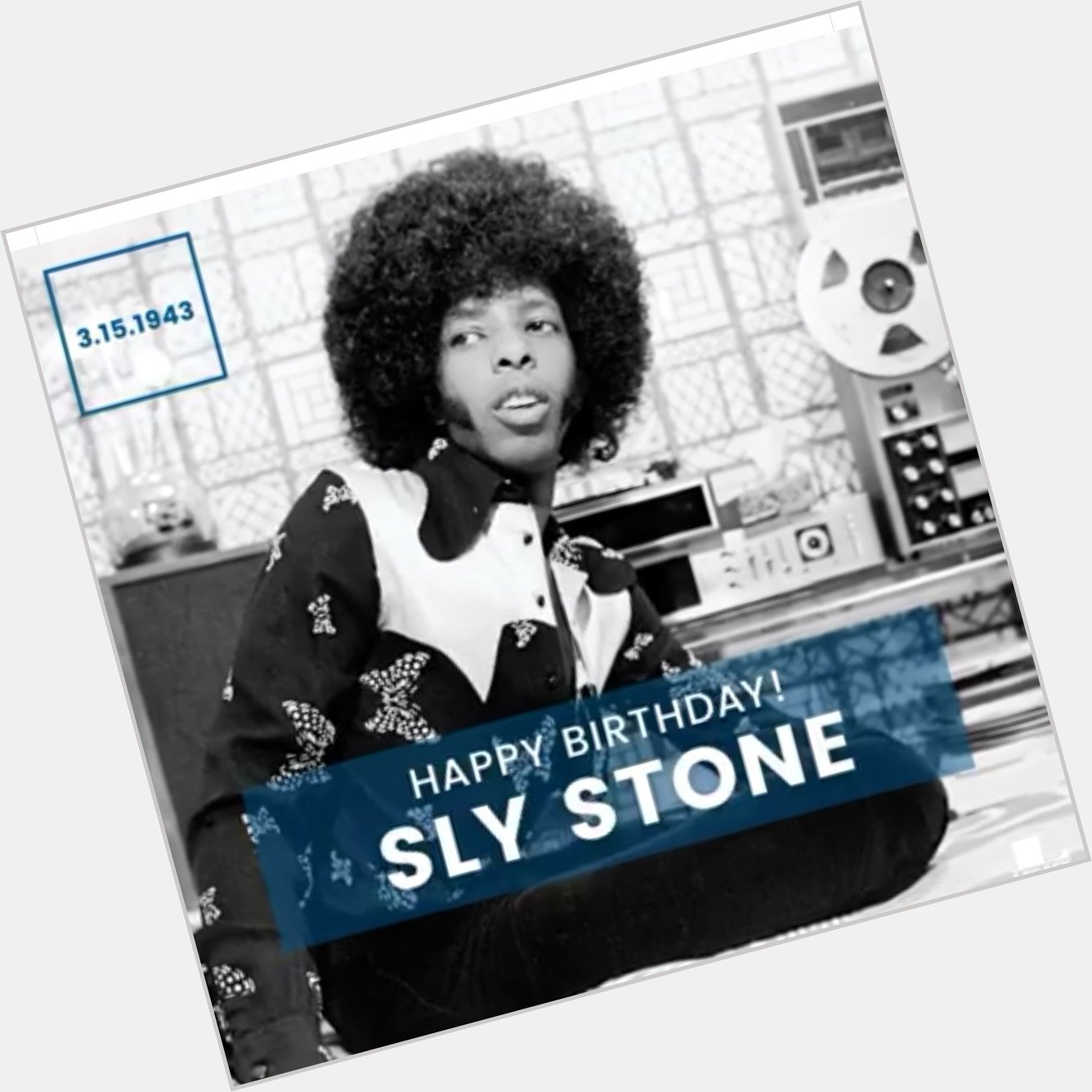 Happy birthday Sly stone! Mon idole de funk ..3 mois de plus que mon idole de rock 