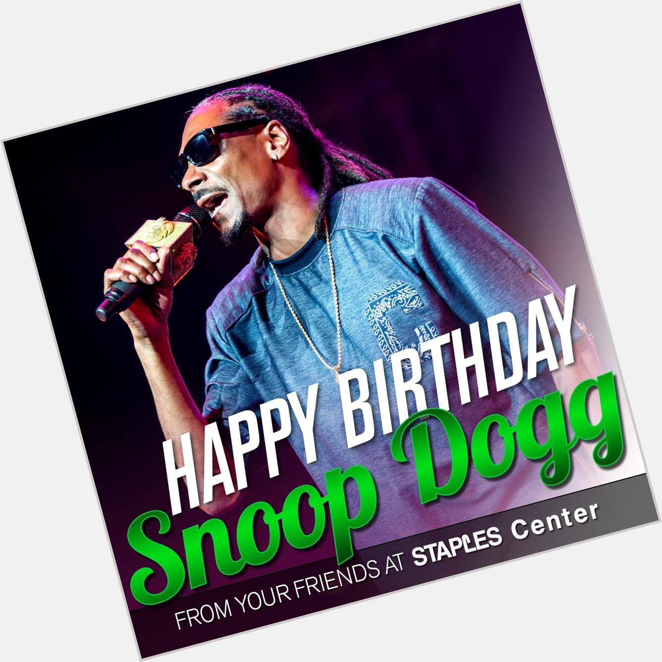 Happy Birthday to the one and only Snoop Dogg!  