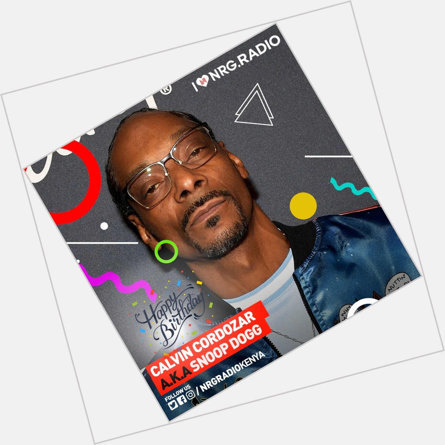 Happy 50th birthday  to American rapper,songwriter, actor and businessman, Snoop Dogg.   