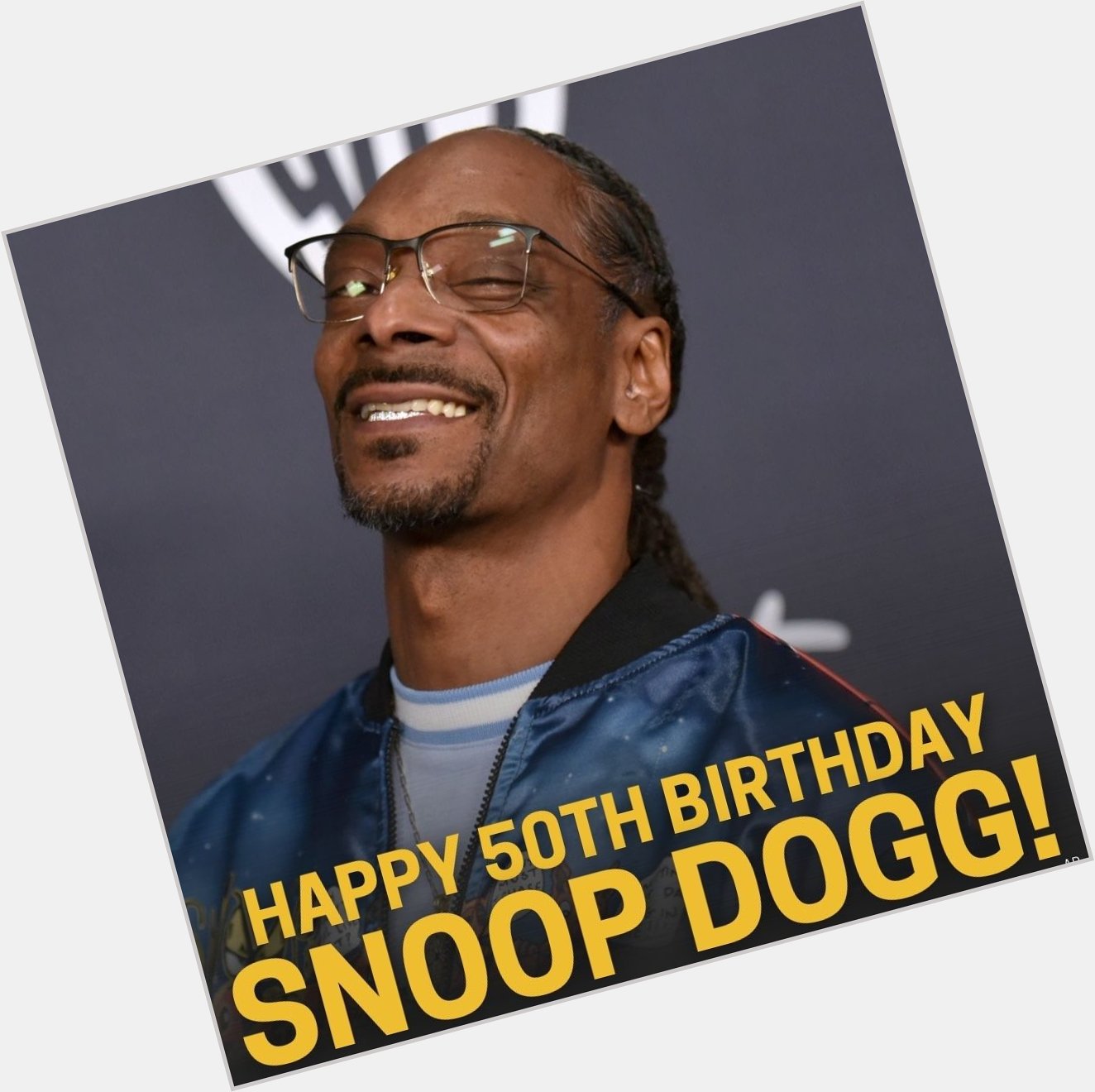 Mr. D-O-double-G is the big five-oh today! Happy Birthday Snoop Dogg! 