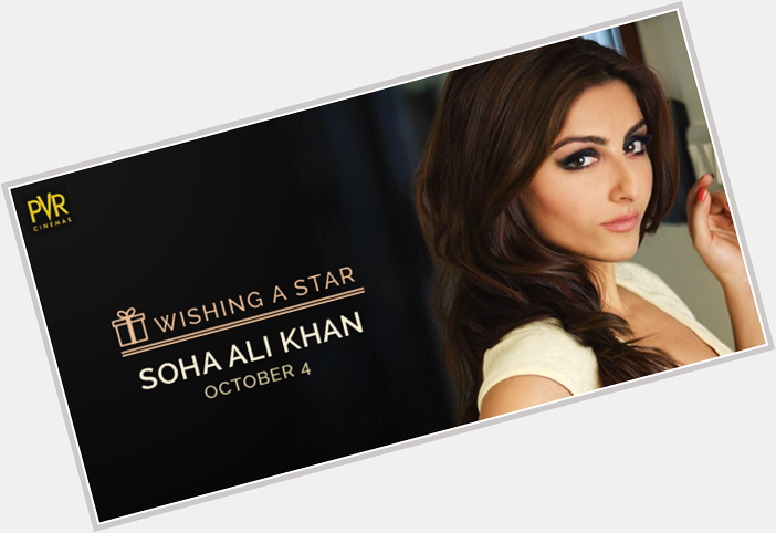 Having acted in a wide range of films, we hope actress Soha Ali Khan does not stop shining. Happy birthday! 