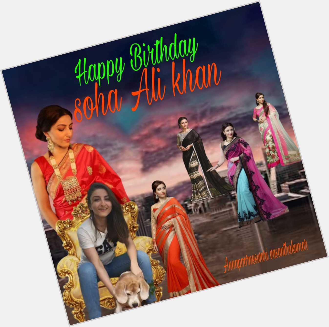 Happy Birthday
Soha ali khan  