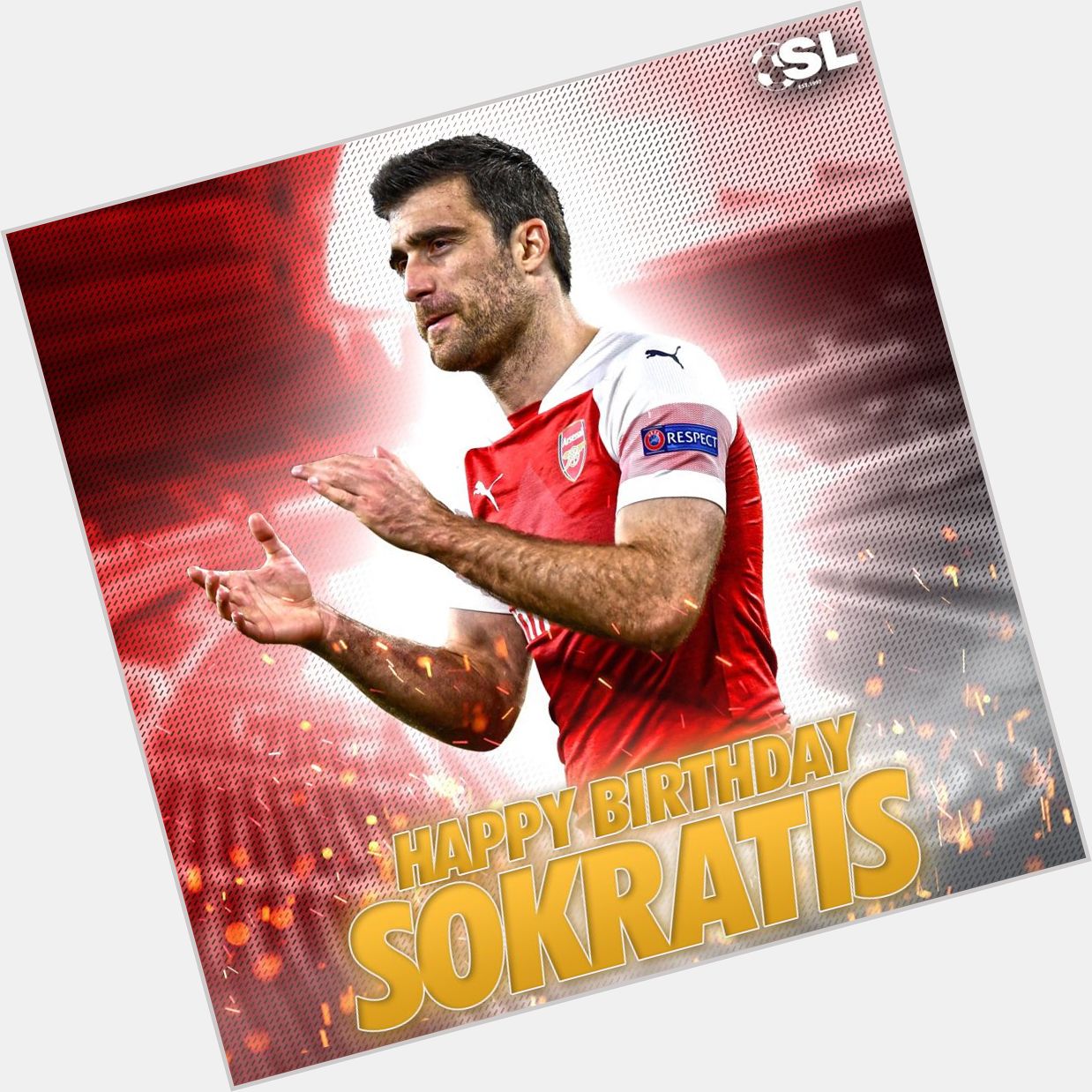 Happy Birthday to Arsenal defender, Sokratis Papastathopoulos! 